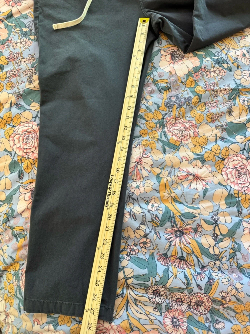 J. Crew Men's Drawstring Chinos in Slate Blue
